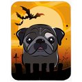 Skilledpower Halloween Black Pug Mouse Pad; Hot Pad & Trivet SK632716